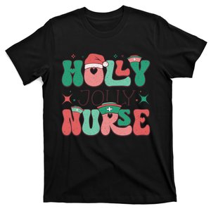 Wolly Jolly Nurse Holiday Graphic T-Shirt