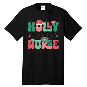 Wolly Jolly Nurse Holiday Graphic Tall T-Shirt