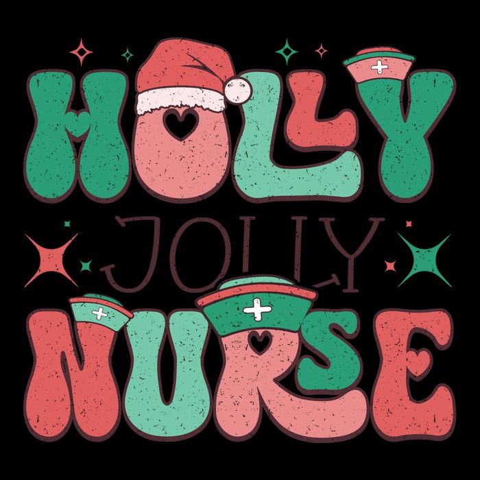 Wolly Jolly Nurse Holiday Graphic 16 in Basic Backpack
