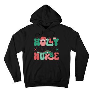 Wolly Jolly Nurse Holiday Graphic Tall Hoodie