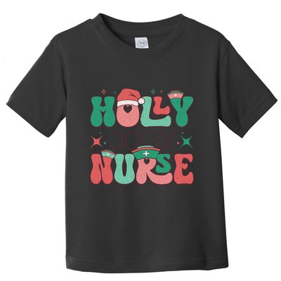 Wolly Jolly Nurse Holiday Graphic Toddler T-Shirt