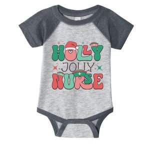 Wolly Jolly Nurse Holiday Graphic Infant Baby Jersey Bodysuit