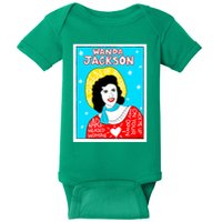 Wanda Jackson Rockabilly Folk Art Baby Bodysuit