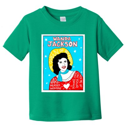 Wanda Jackson Rockabilly Folk Art Toddler T-Shirt