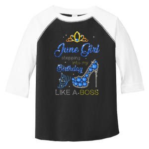 Wo June Stepping Into My Birthday Gift for Gemini Wo Toddler Fine Jersey T-Shirt