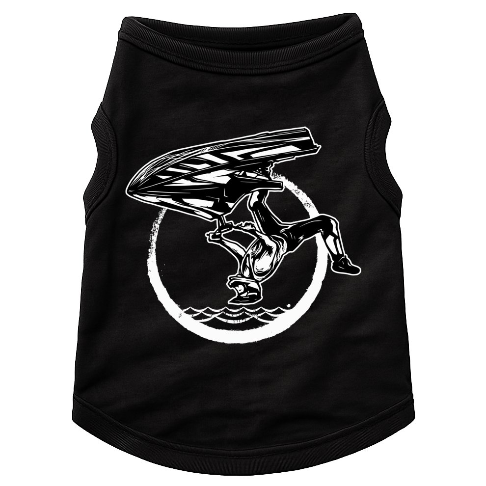 Water Jet Skier Back Flip Design Summer Gift Jet Ski Cool Gift Doggie Tank