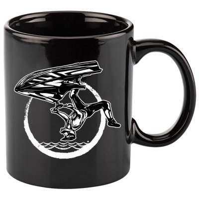 Water Jet Skier Back Flip Design Summer Gift Jet Ski Cool Gift 11oz C Handle Ceramic Mug