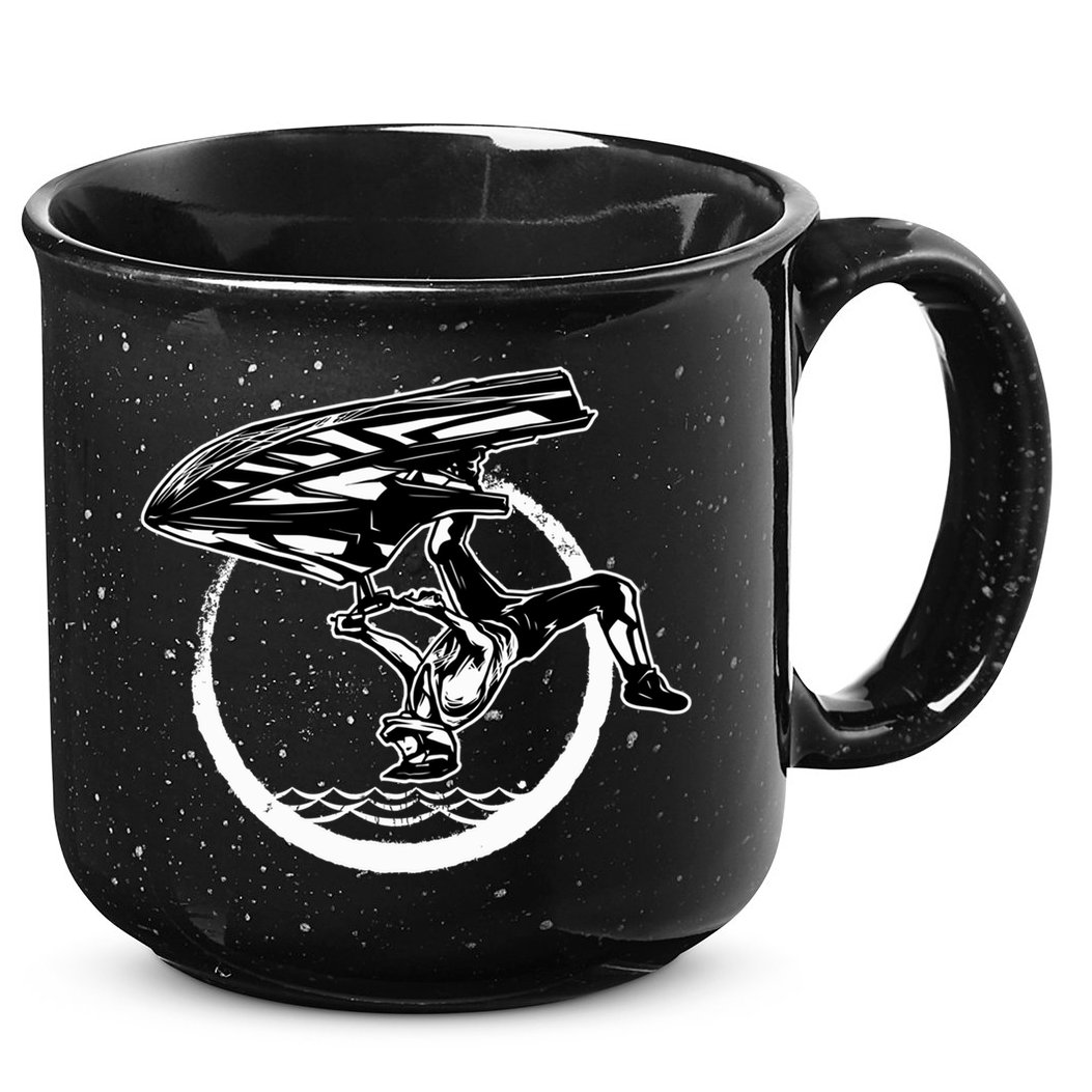 Water Jet Skier Back Flip Design Summer Gift Jet Ski Cool Gift 15oz Campfire Ceramic Mug