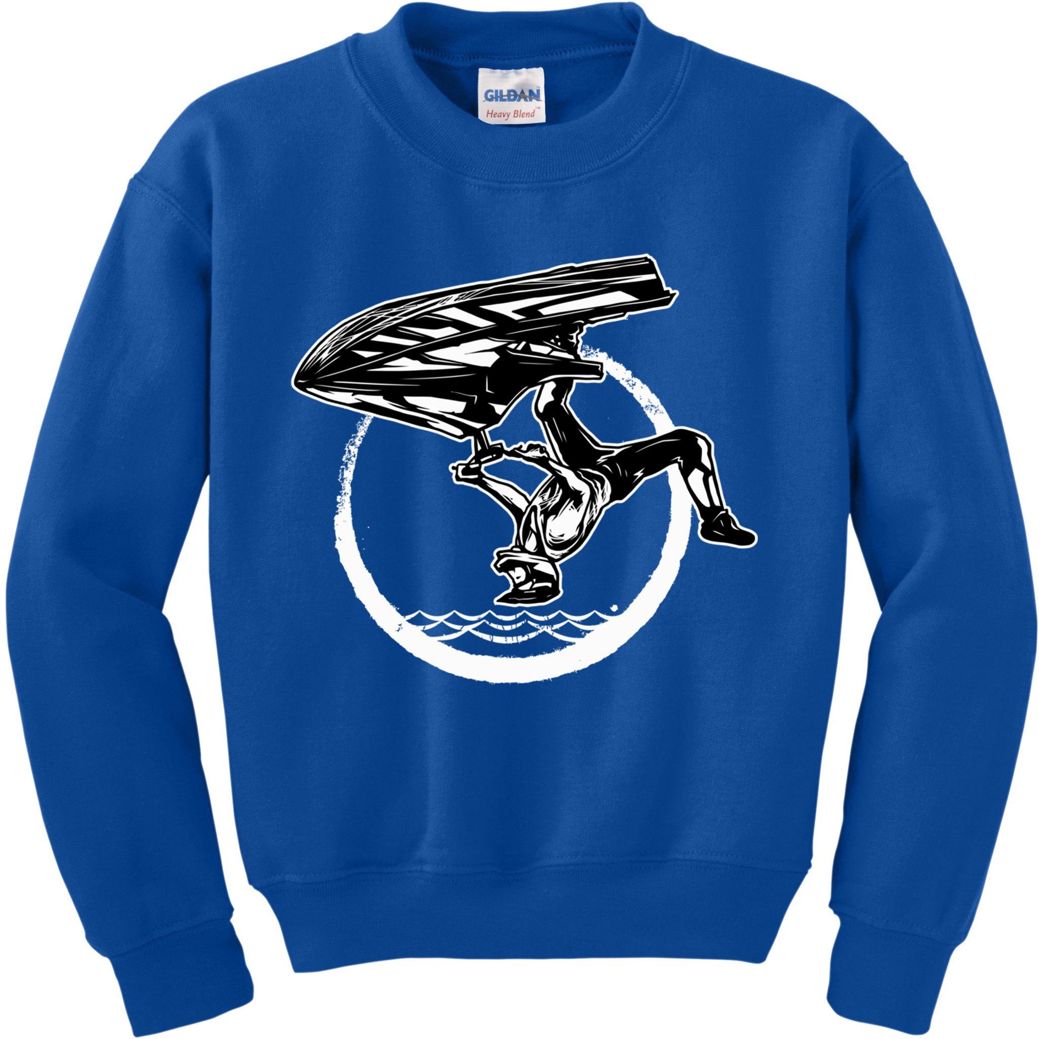Water Jet Skier Back Flip Design Summer Gift Jet Ski Cool Gift Kids Sweatshirt