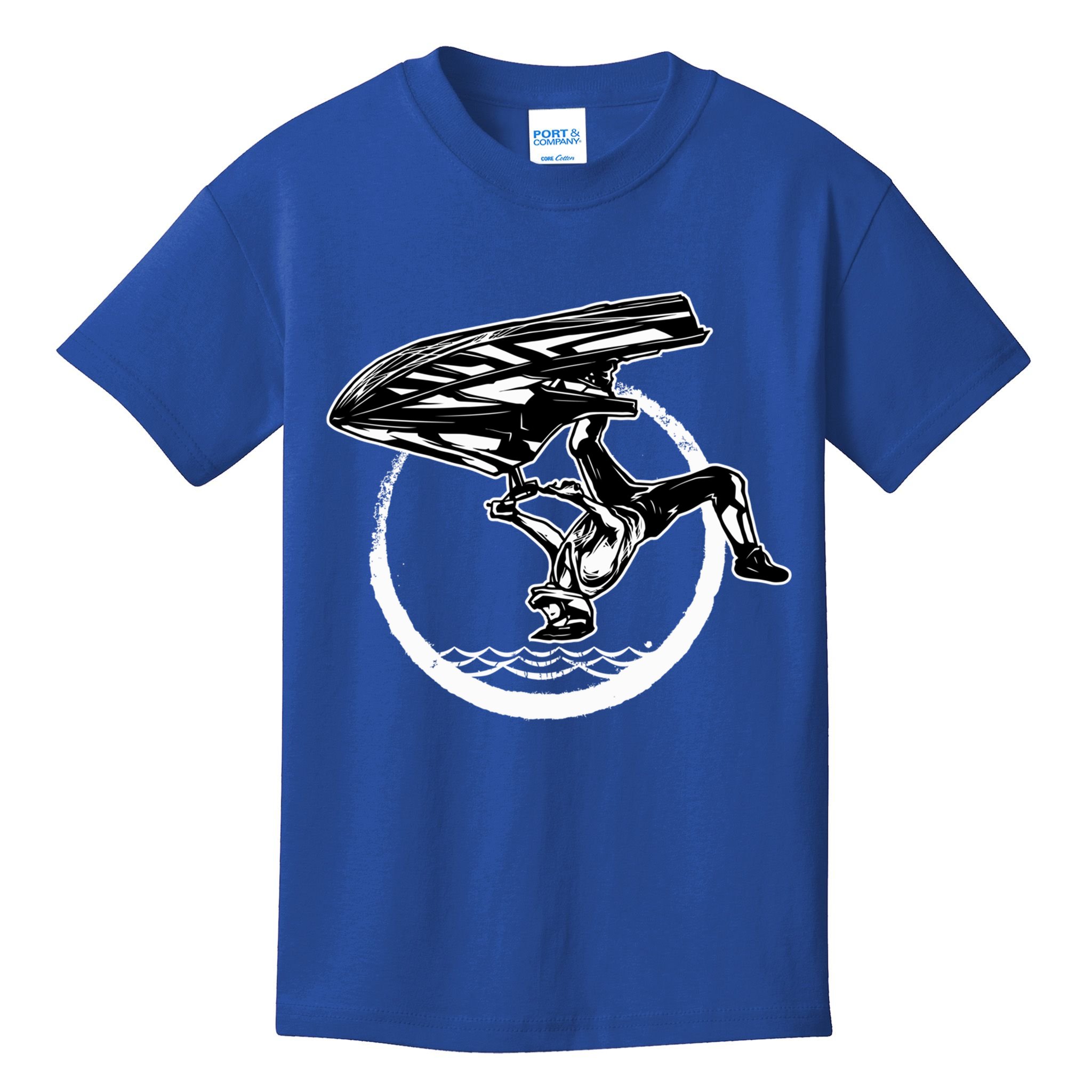 Water Jet Skier Back Flip Design Summer Gift Jet Ski Cool Gift Kids T-Shirt
