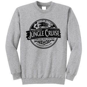 Wdw Journey To Rides Cruise And Attractions Jungle Tall Sweatshirt