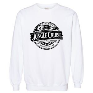 Wdw Journey To Rides Cruise And Attractions Jungle Garment-Dyed Sweatshirt