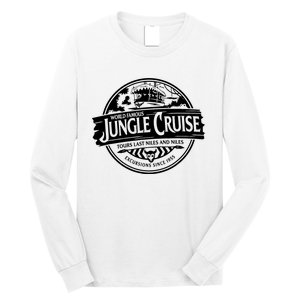 Wdw Journey To Rides Cruise And Attractions Jungle Long Sleeve Shirt