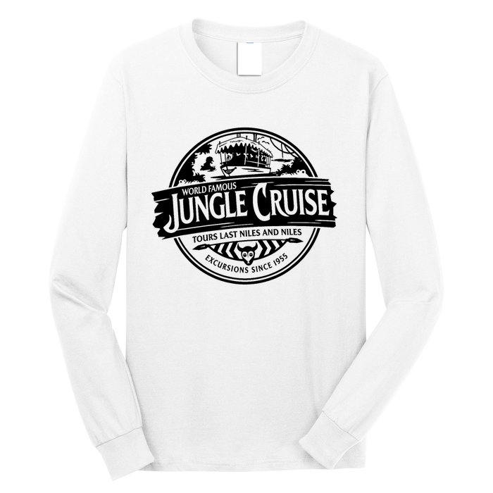 Wdw Journey To Rides Cruise And Attractions Jungle Long Sleeve Shirt