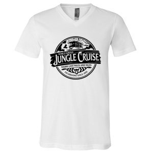 Wdw Journey To Rides Cruise And Attractions Jungle V-Neck T-Shirt