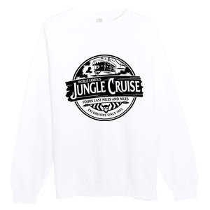 Wdw Journey To Rides Cruise And Attractions Jungle Premium Crewneck Sweatshirt