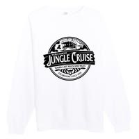 Wdw Journey To Rides Cruise And Attractions Jungle Premium Crewneck Sweatshirt