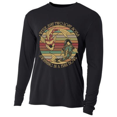 WeRe Just Two Lost Souls Swimming In A Fish Bowl Cooling Performance Long Sleeve Crew