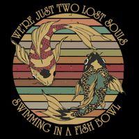 WeRe Just Two Lost Souls Swimming In A Fish Bowl Short Acrylic Beanie
