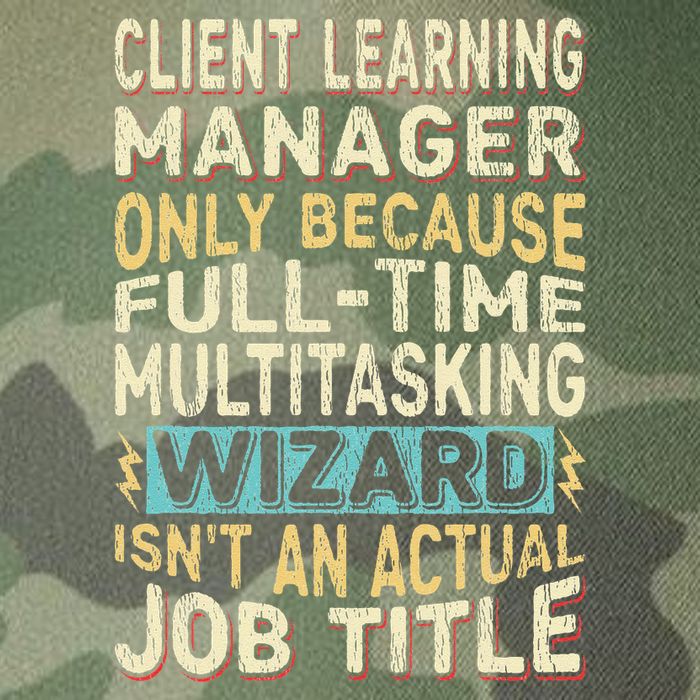 Wizard Job Title Quote Funny Client Learning Manager Legacy Tie Dye Trucker Hat