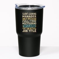 Wizard Job Title Quote Funny Client Learning Manager Tumbler