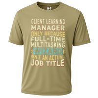 Wizard Job Title Quote Funny Client Learning Manager Performance Shirt