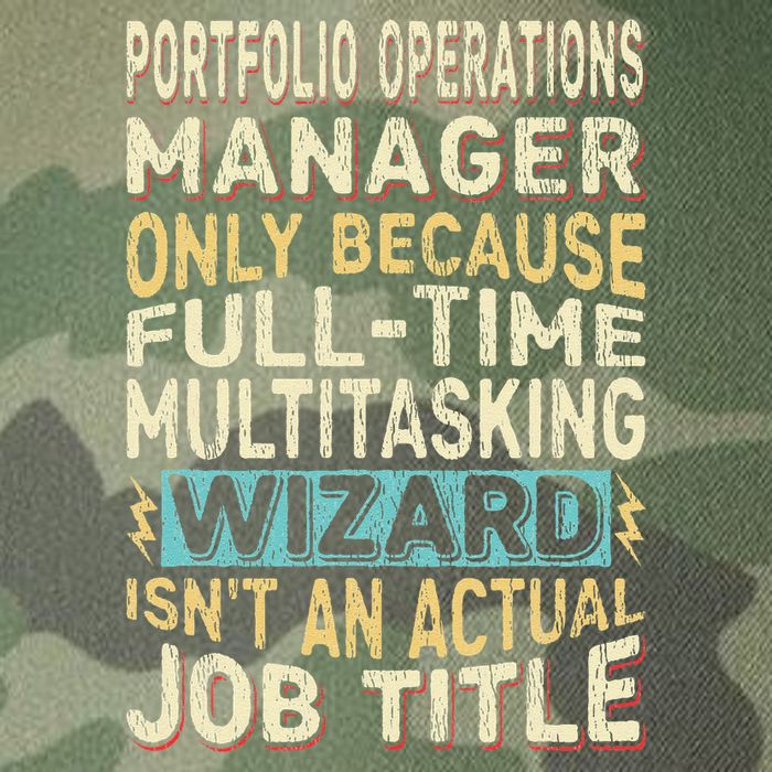 Wizard Job Title Quote Funny Portfolio Operations Manager Legacy Tie Dye Trucker Hat