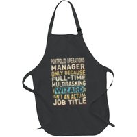 Wizard Job Title Quote Funny Portfolio Operations Manager Apron