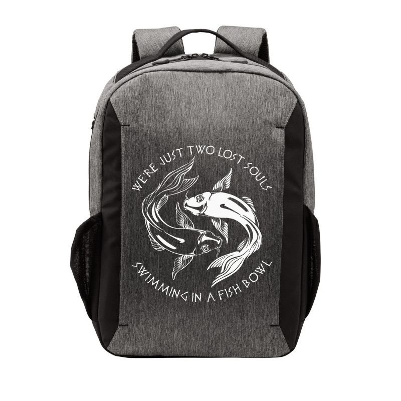 Were Just Two Lost Souls Swimming In A Fish Bowl Love Fan Vector Backpack