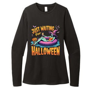 Witch Just Waiting For Halloween Gift Womens CVC Long Sleeve Shirt