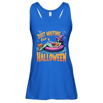 Witch Just Waiting For Halloween Gift Ladies Essential Flowy Tank