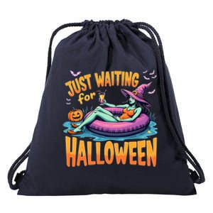 Witch Just Waiting For Halloween Gift Drawstring Bag