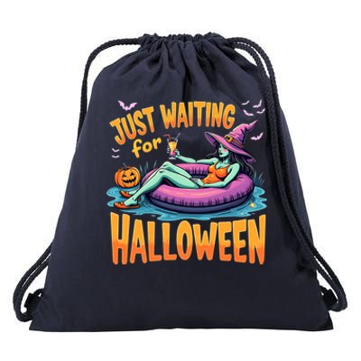 Witch Just Waiting For Halloween Gift Drawstring Bag