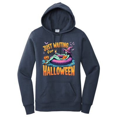 Witch Just Waiting For Halloween Gift Women's Pullover Hoodie