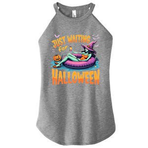 Witch Just Waiting For Halloween Gift Women's Perfect Tri Rocker Tank