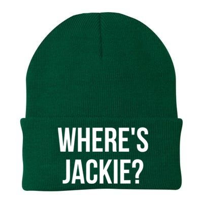 Where's Jackie? Knit Cap Winter Beanie