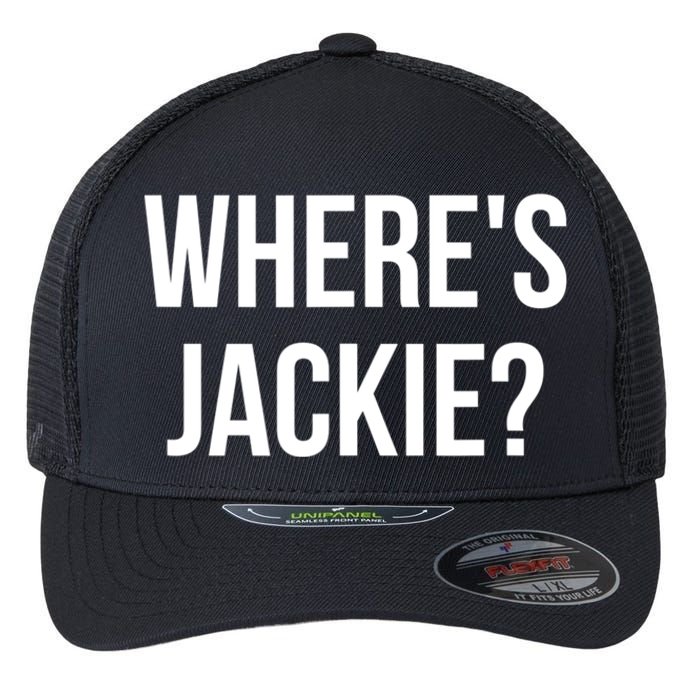 Where's Jackie? Flexfit Unipanel Trucker Cap