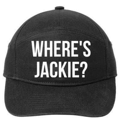 Where's Jackie? 7-Panel Snapback Hat