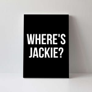 Where's Jackie? Canvas