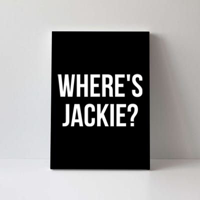 Where's Jackie? Canvas