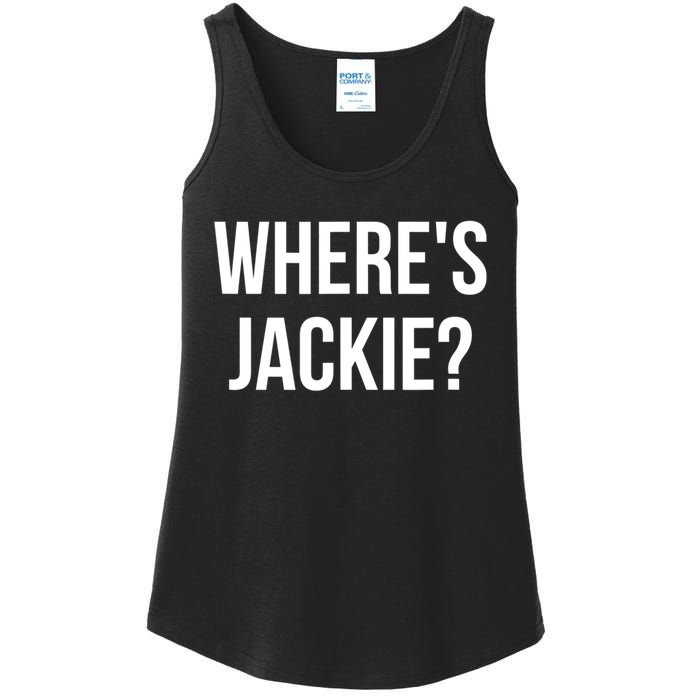 Where's Jackie? Ladies Essential Tank