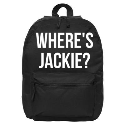 Where's Jackie? 16 in Basic Backpack