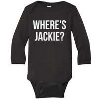 Where's Jackie? Baby Long Sleeve Bodysuit