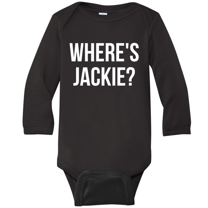 Where's Jackie? Baby Long Sleeve Bodysuit