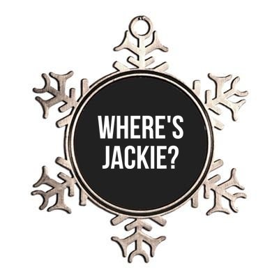 Where's Jackie? Metallic Star Ornament