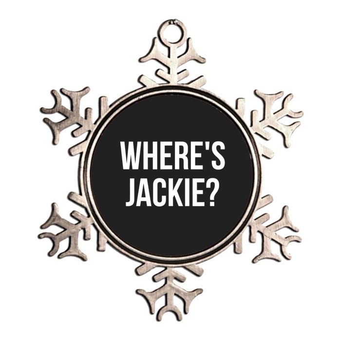 Where's Jackie? Metallic Star Ornament