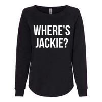 Where's Jackie? Womens California Wash Sweatshirt