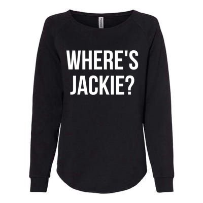 Where's Jackie? Womens California Wash Sweatshirt