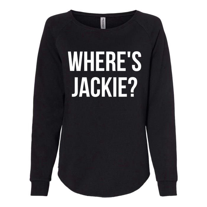 Where's Jackie? Womens California Wash Sweatshirt