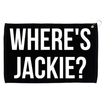 Where's Jackie? Grommeted Golf Towel